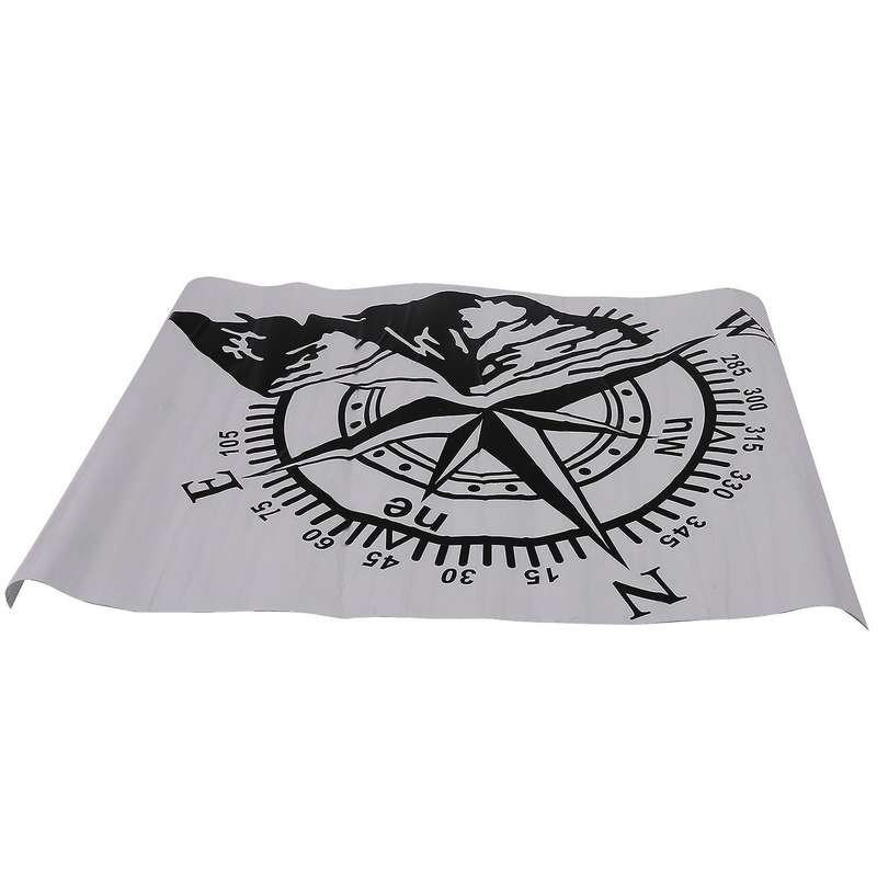 50x60cm Car Hood Mountain Navigation Car Sticker Black