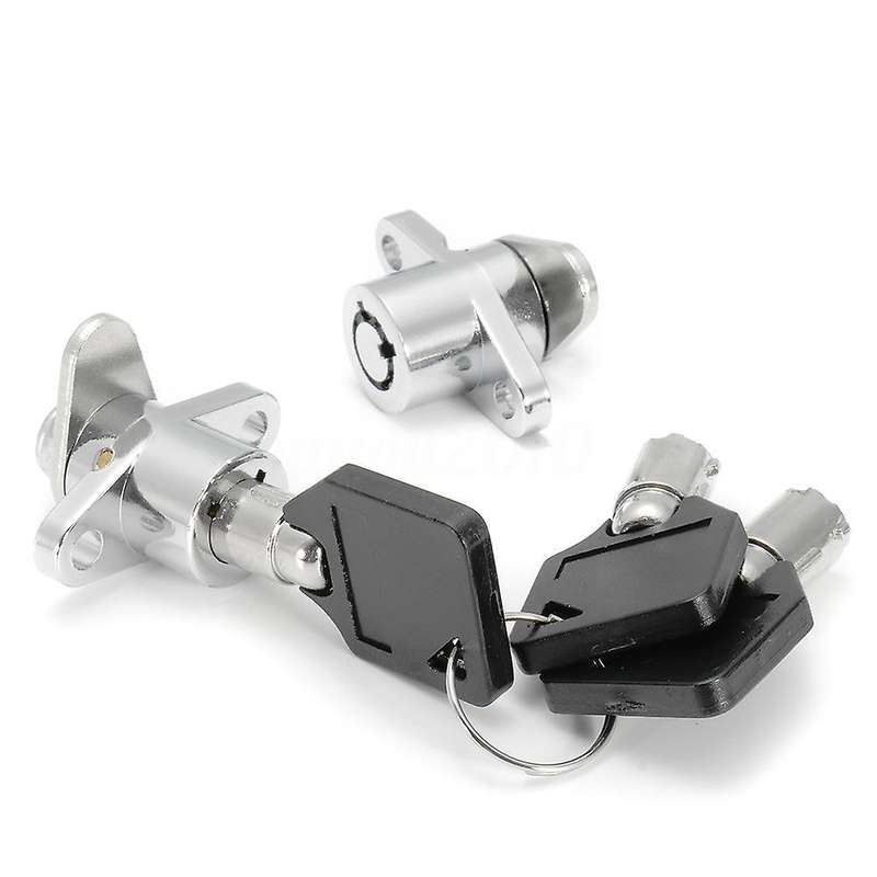2x Hard Saddlebag Lock 3 Keys Set for Harley Touring