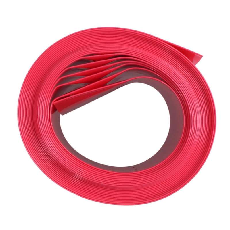 2m 50mm Width Pvc Heat Shrink Wrap Tube Red for 2 X 18650 Battery