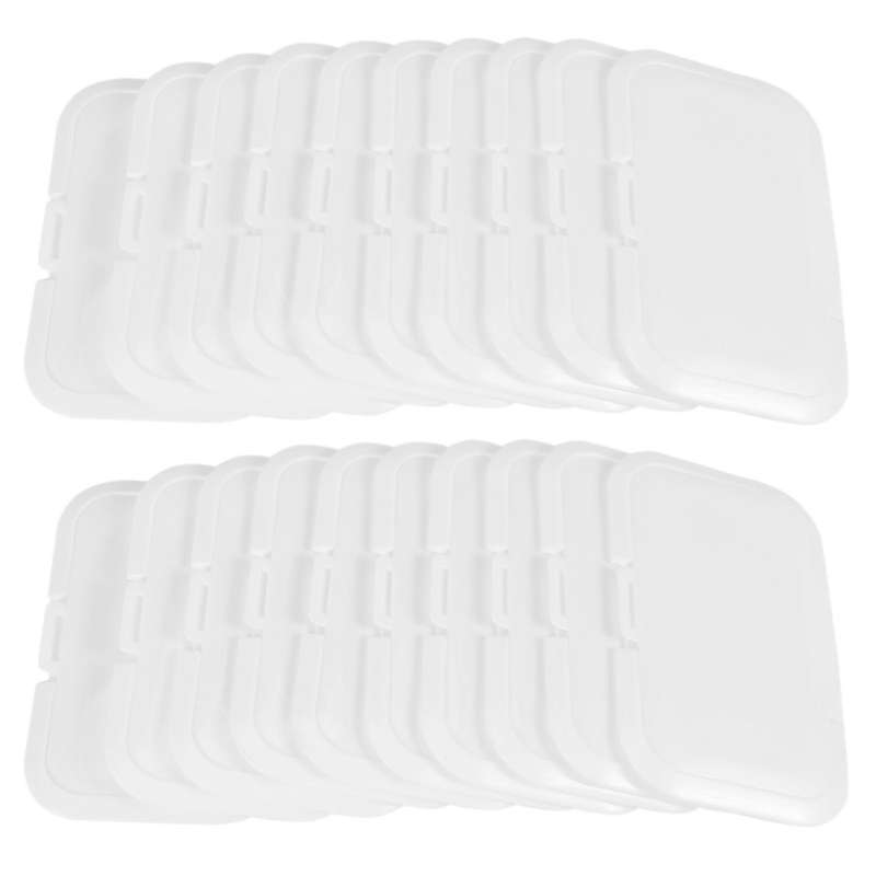 20pcs Reusable Baby Wipes Lid Baby Wet Wipes Cover Wet Paper Lid
