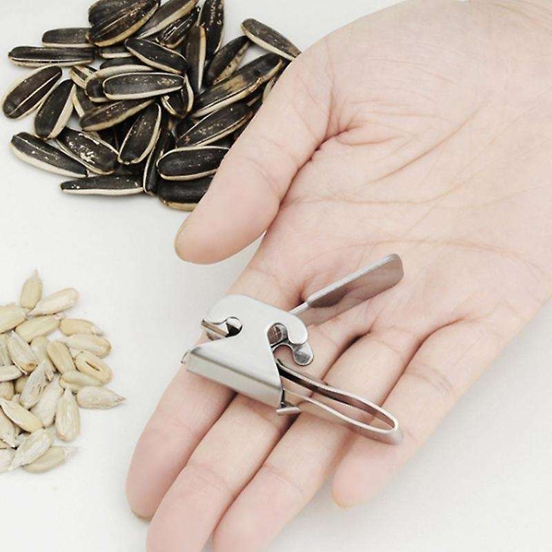 Melon Seeds Opener Clamp Walnut Pine Folder Kitchen Nut Cracker Tool