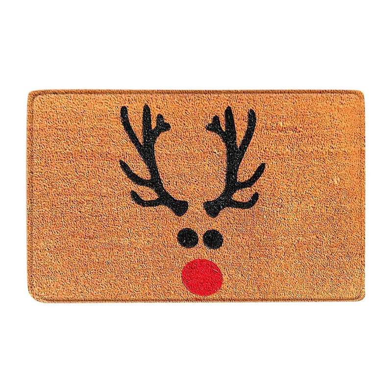 Christmas Door Mat Welcome Decor Mats Elk Doormat Creative 2