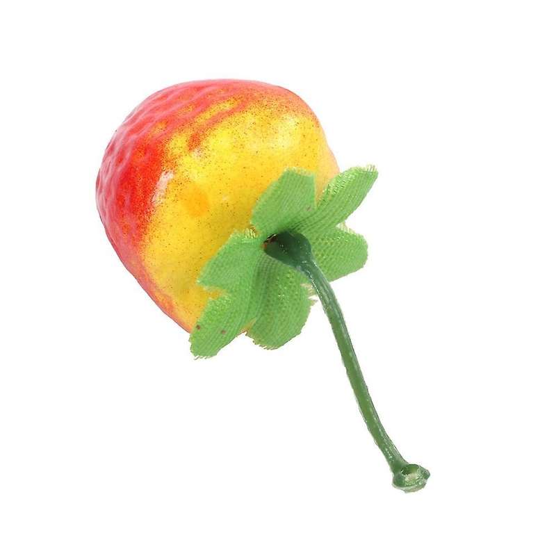 20 Artificial Ornament Red Strawberry-fake Fruit