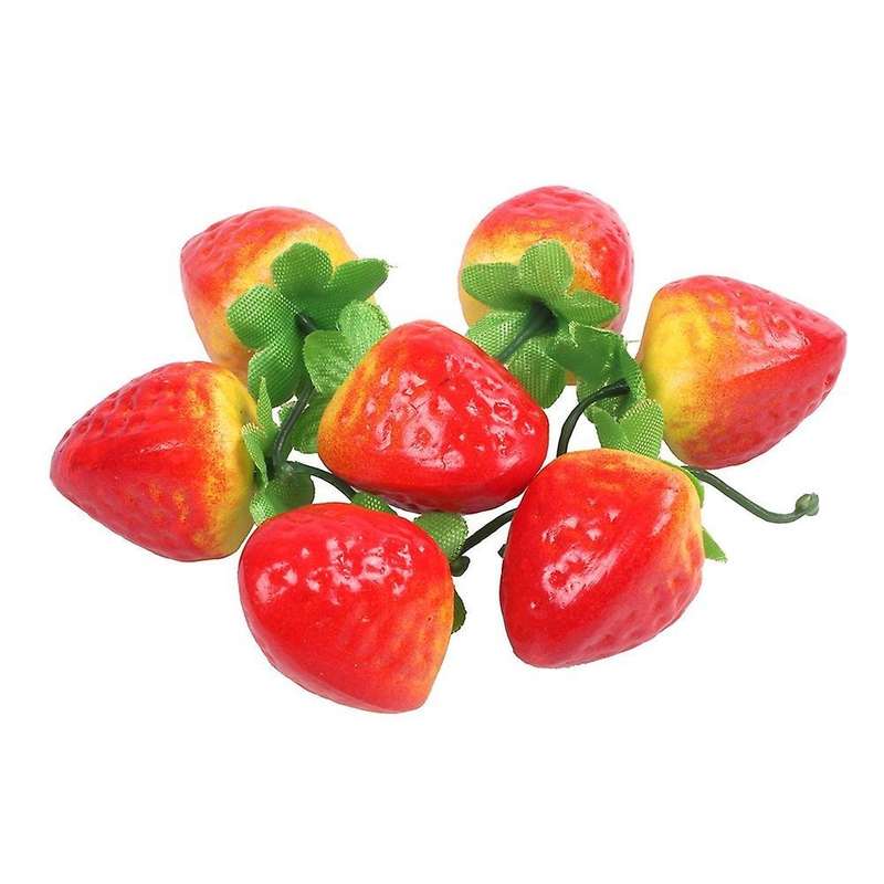 20 Artificial Ornament Red Strawberry-fake Fruit