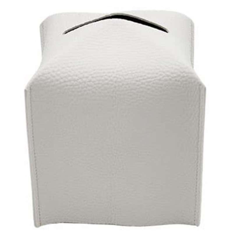 Modern Decoration Pu Leather Square Facial Tissues Case