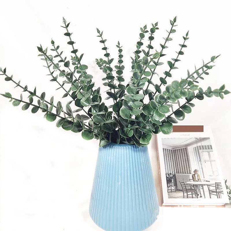 36pcs Eucalyptus Stems Decor Artificial Eucalyptus Faux Branches