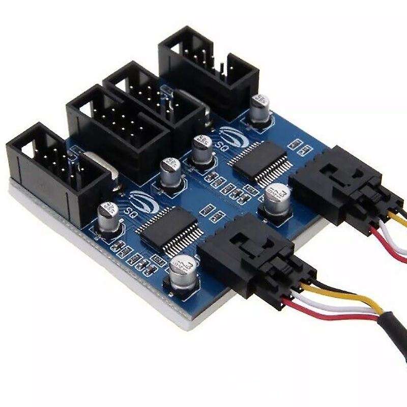 Motherboard 9pin Header 1 to 4 Splitter Port Multiplier 30cm Cable