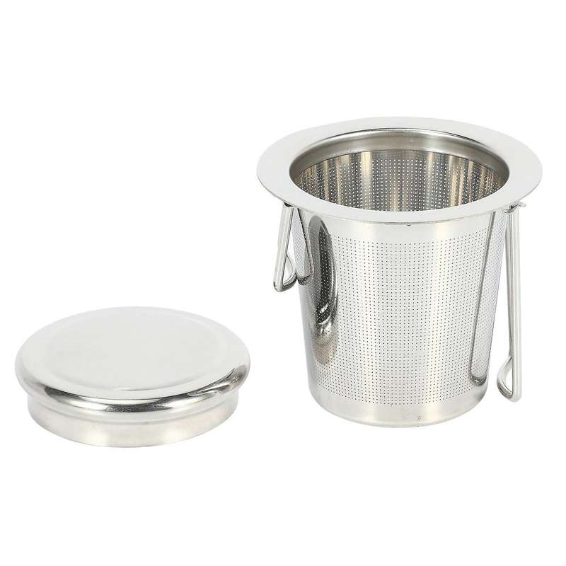 2pc Stainless Steel Tea Infuser Filter Long Handle Tea Strainer