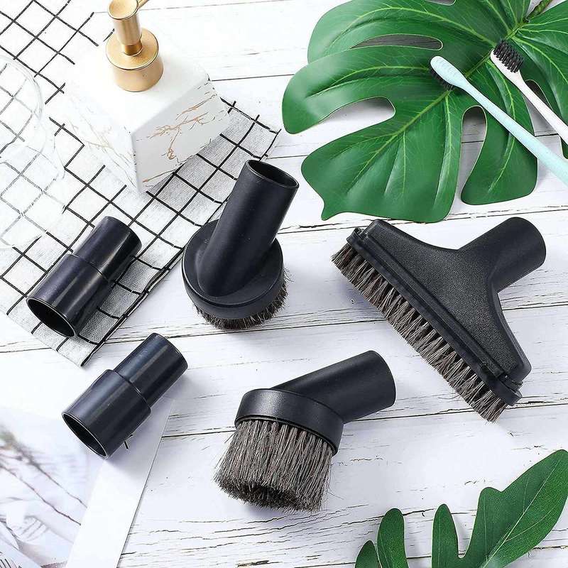 7 Pieces 25mm and 36mm Round Brush 5.9 Inch Floor Brush 1.25 Brush