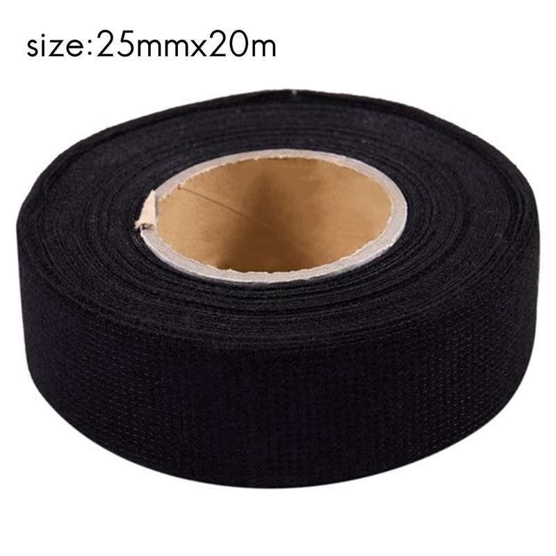 2pcs 25mmx20m Motorcycle Harness Protector, Flannel Tape for Changing