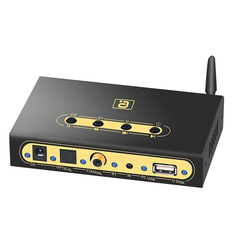 5.1ch Audio Decoder Wireless Bluetooth 5.0 Receiver-eu Plug