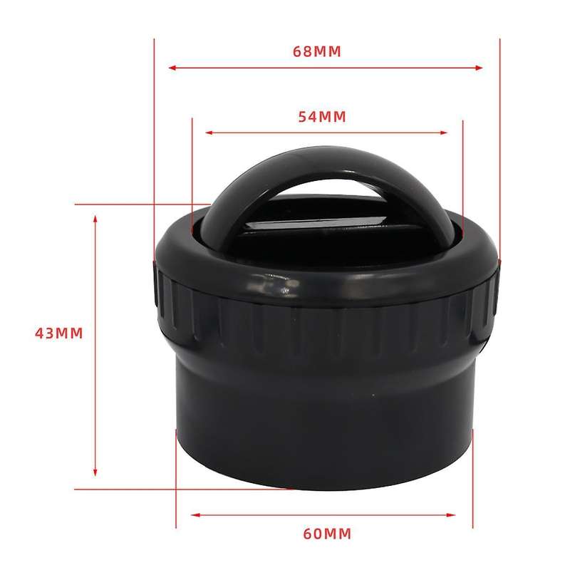 2pc Car A/c Vent Air Outlet Rotating Air Conditioning Ventilation