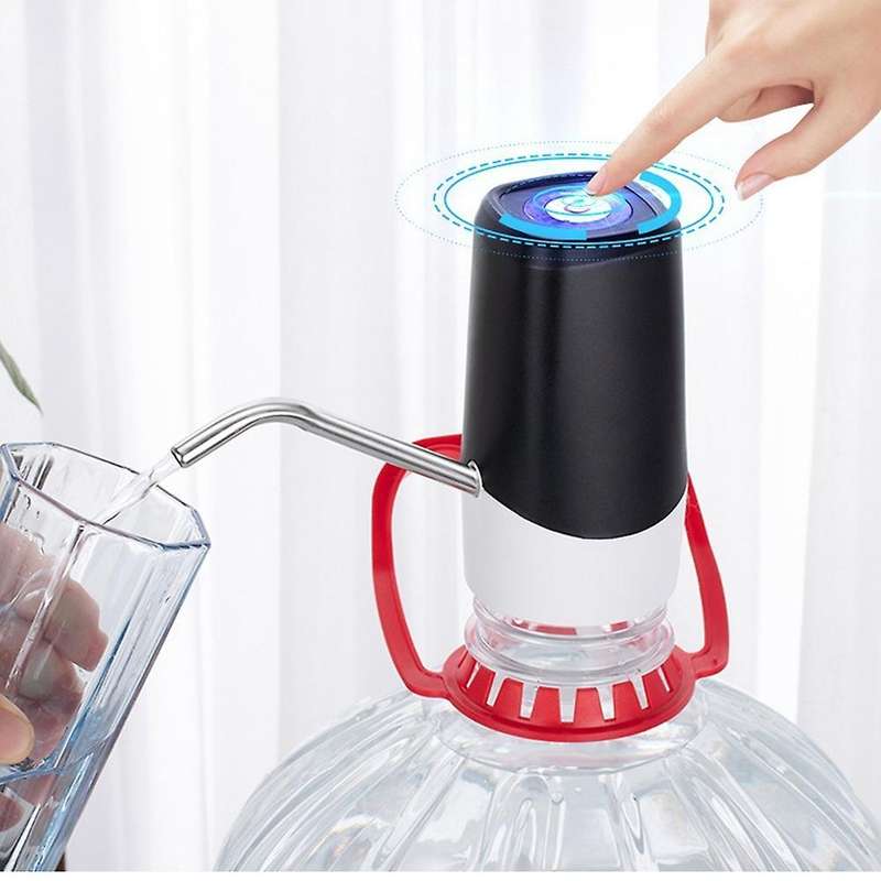Electric Water Pump Usb Dispenser Pump for Kitchen Workshop (black)