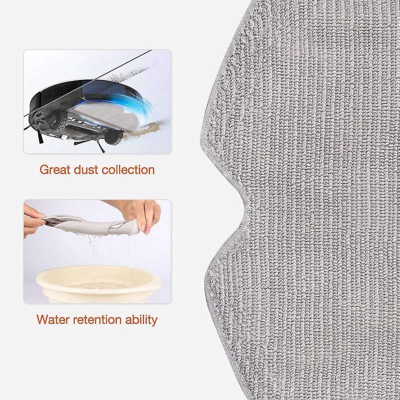 6pcs Full Coverage Mopping Cloths for Xiaomi Roborock S5 S50 S51 S55