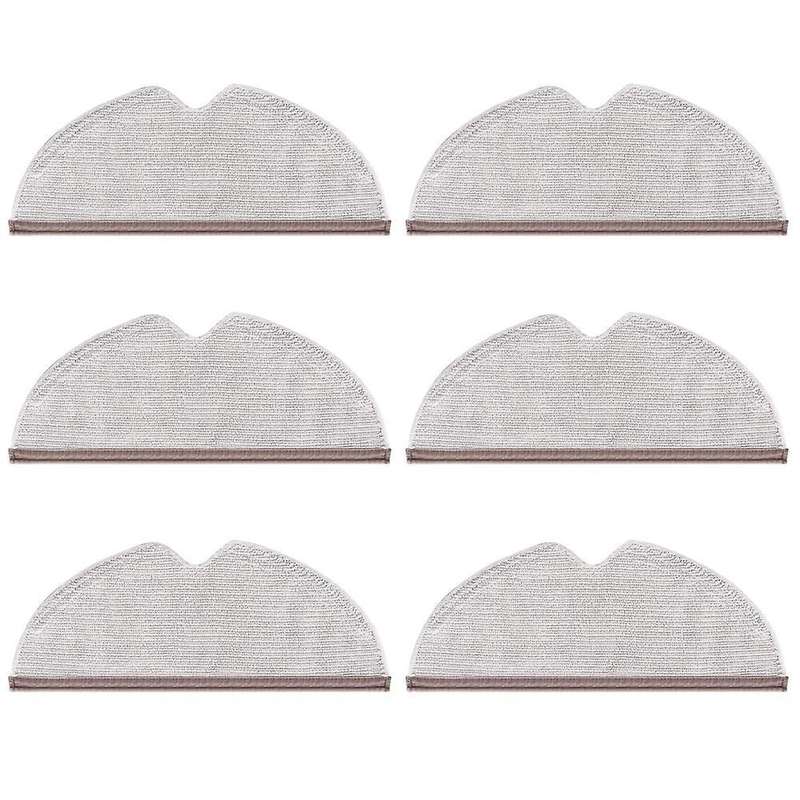 6pcs Full Coverage Mopping Cloths for Xiaomi Roborock S5 S50 S51 S55