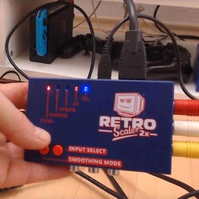 For Retroscaler2x Av for Retro Game Consoles Ps2/n64/nes/sega