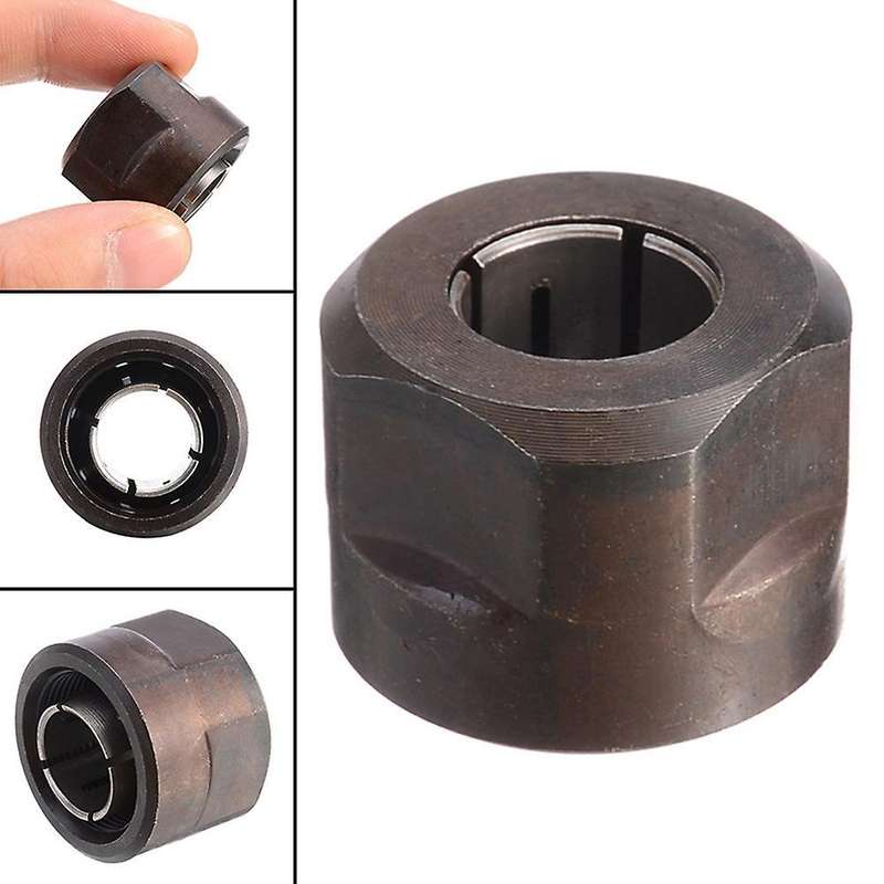 2pcs 1/2inch 12.7mm 12mm Router Collets for Hitachi 23421 M12ve M12vc