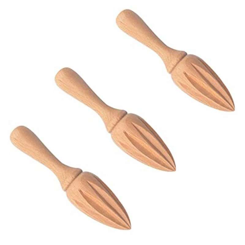 Wooden Fruit Reamer for Lemon Juice Lime Juice Orange Citrus Fruits