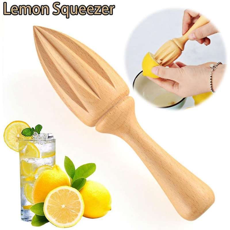 Wooden Fruit Reamer for Lemon Juice Lime Juice Orange Citrus Fruits