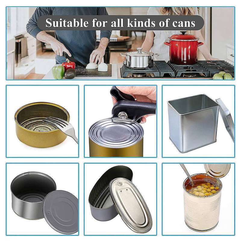Manual Can Opener Smooth Edge,stainless Steel Can Opener,easy to Use