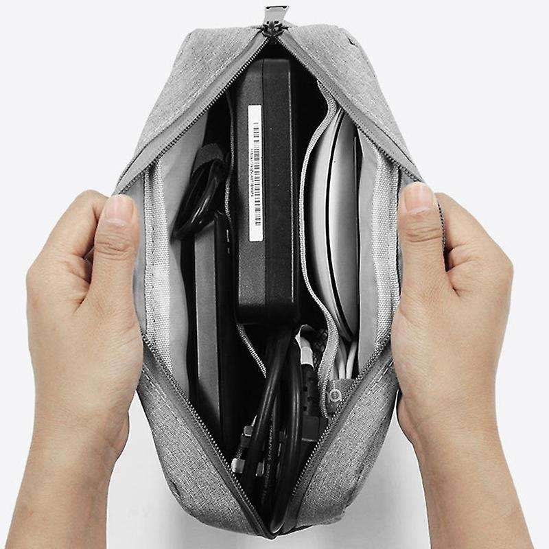 Boona Portable Travel Storage Bag for Laptop Power Adapter,black