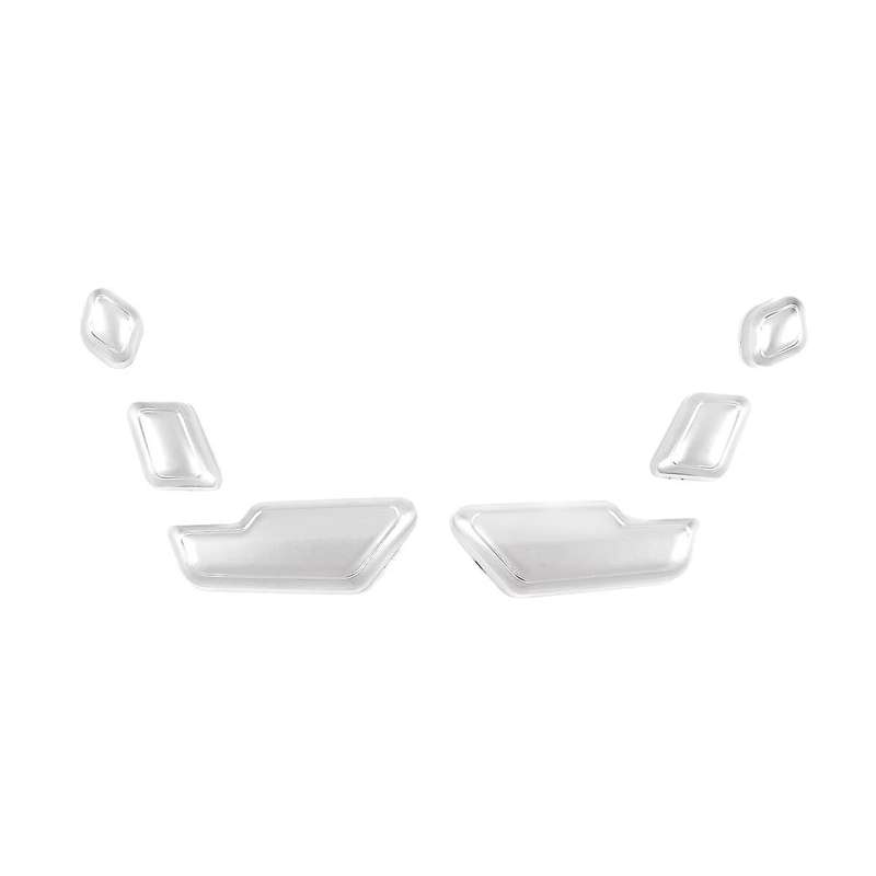 For Benz C Gl Gla Silver Chrome Seat Adjust Button Switch Cover Trim
