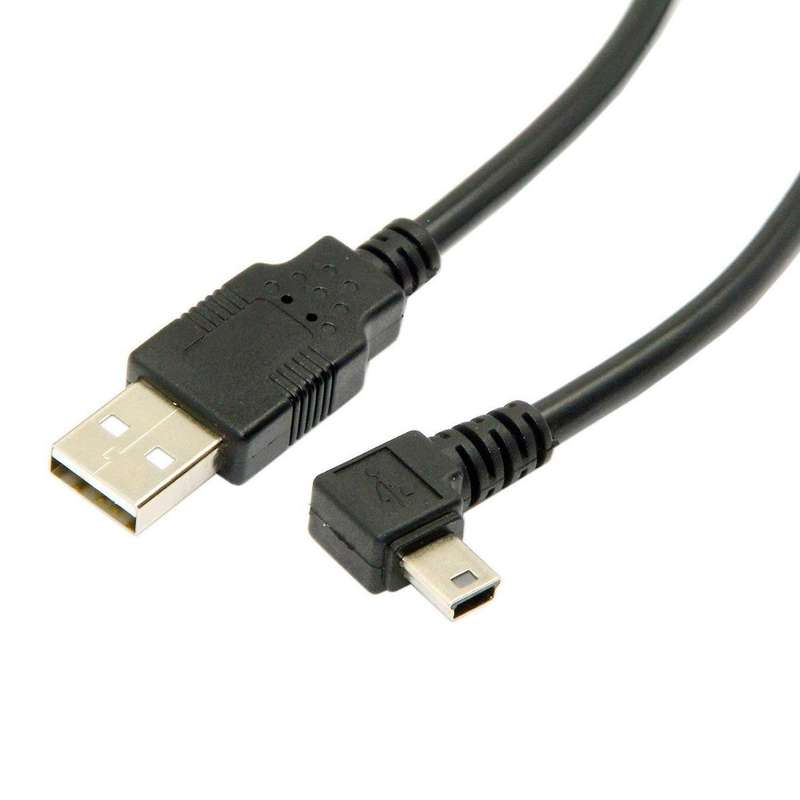 5pin 90 Degree to Usb 2.0 Male Cable with Emi Ferrite Core 5 Meters