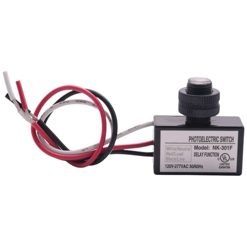 Photocell Switch Nk-301f 120-277v Dusk to Dawn Sensor