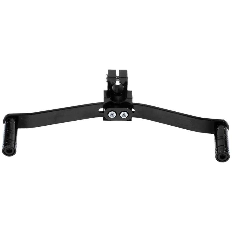 Universal Motorcycle Aluminum 2 Way Gear Shift Footrest(black)