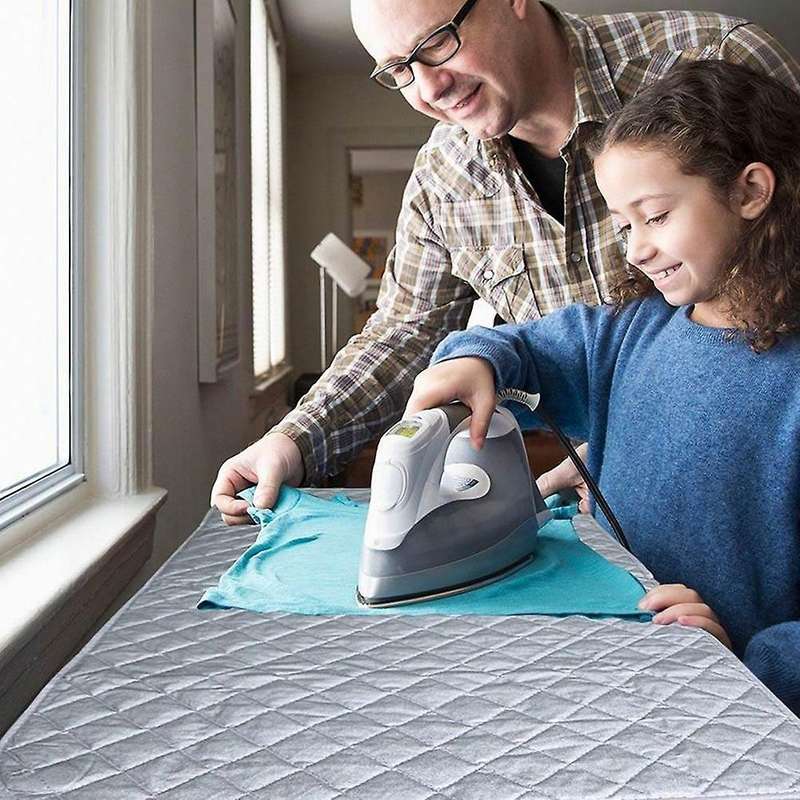 Table Top Ironing Mat Laundry Pod Washer Dryer Cover Board Heat