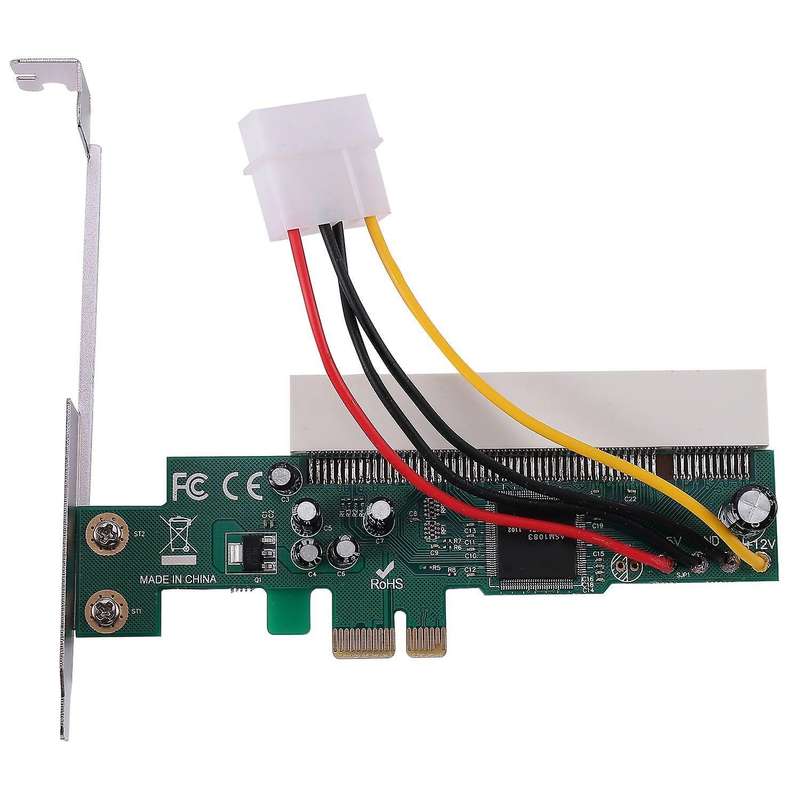 Pci-express to Pci Adapter Card Pci-e X1/x4/x8/x16 Power Cable Card