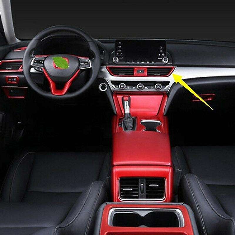 Red Abs Middle Air Outlet Vent Cover Trim Fit for Honda Accord