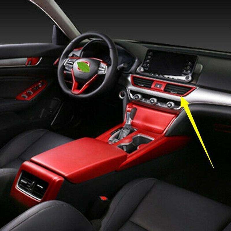 Red Abs Middle Air Outlet Vent Cover Trim Fit for Honda Accord