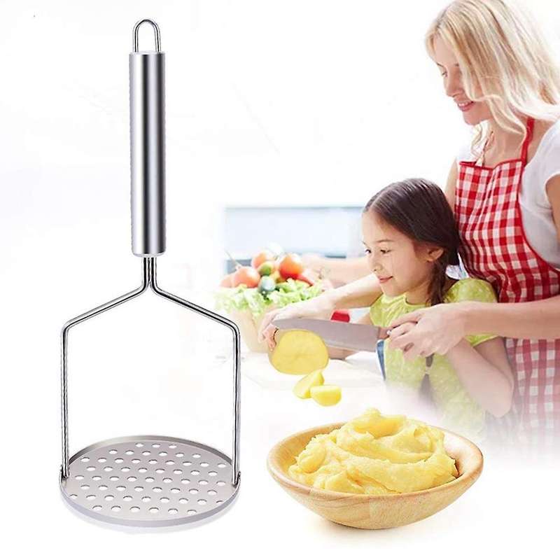 304 Stainless Steel Non Stick Hand Potatos Masher for Avocado