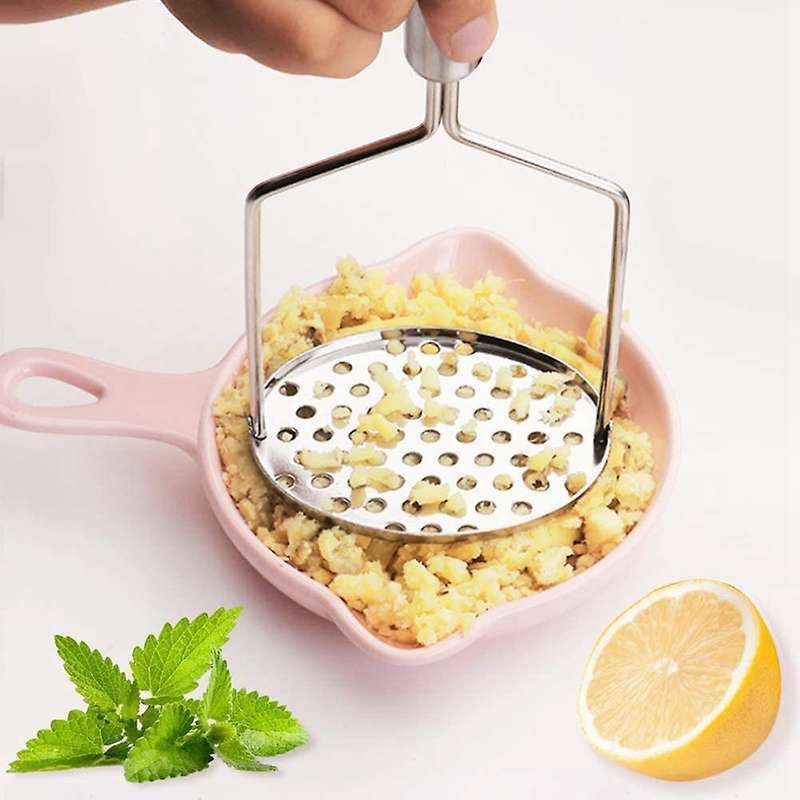 304 Stainless Steel Non Stick Hand Potatos Masher for Avocado