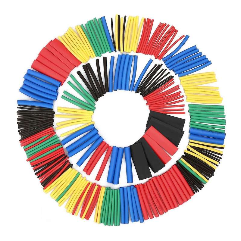 560pcs Heat Shrink Tubing Insulation Cable Sleeve 5 Colors 12 Sizes