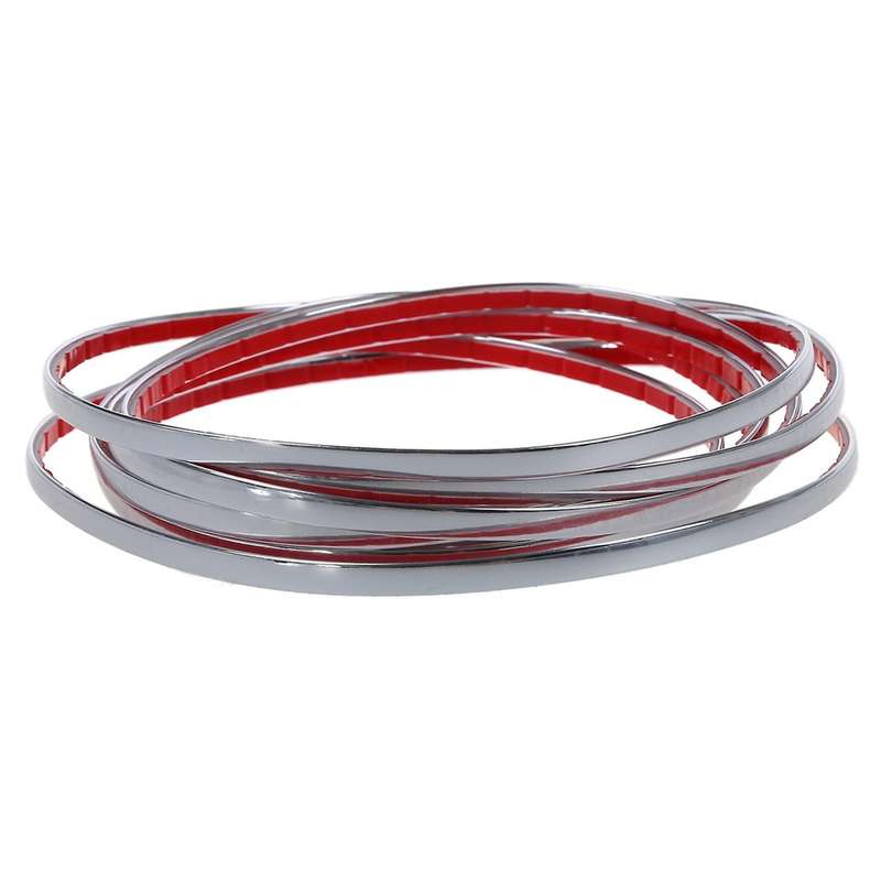Bande Adhesive Chromee Couleur Argent 7mm 3 Metres Auto