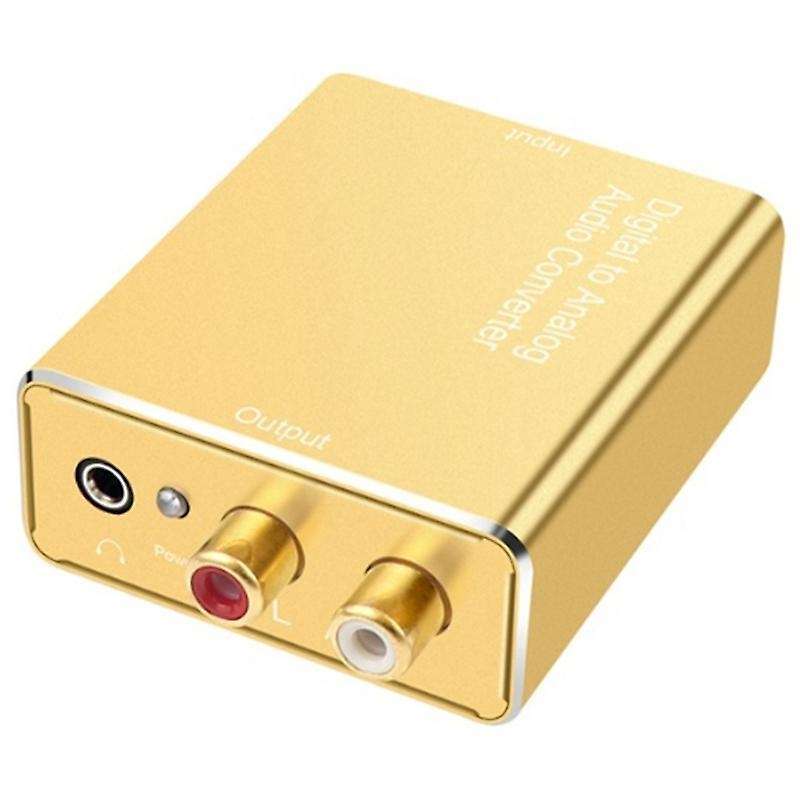 Veggieg Optical Stereo Rca L/r 3.5mm Aux Audio Adapter Converter