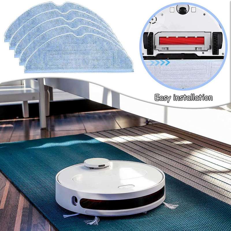 Mop Cloths for Xiaomi Roborock S7 S7plus T7 T7plus T7splus with Brush