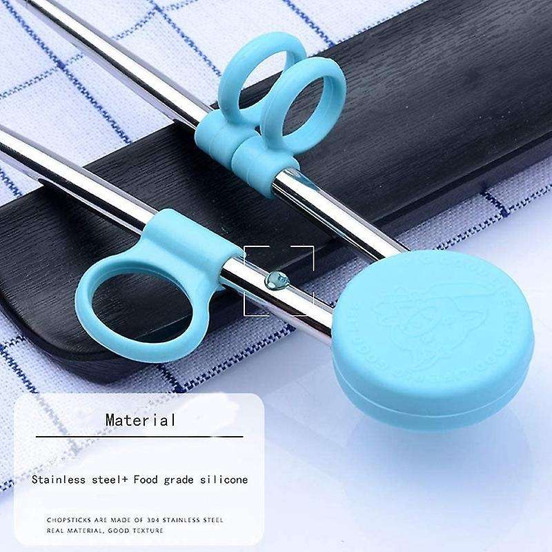 2 Pairs Of Children's Chopsticks Help to Use Chopsticks As A Reusable