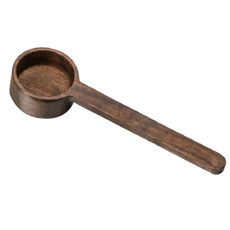 Coffee Measuring Spoon Kitchen Household Wooden Handle Baking Spoon B