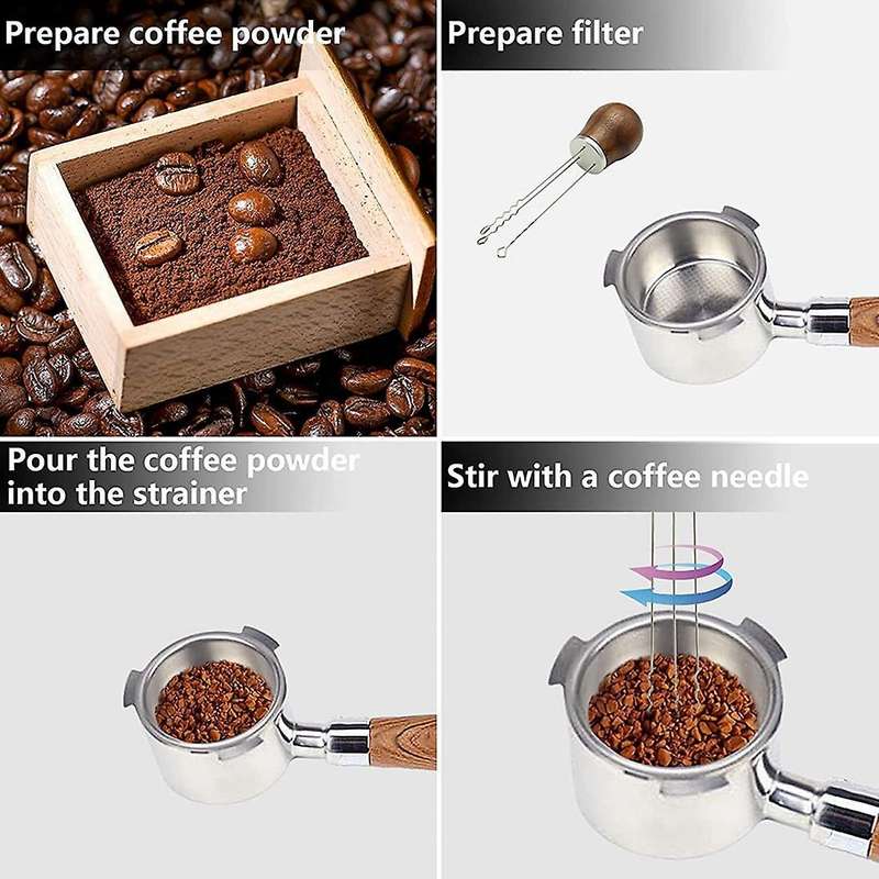 Needle Espresso Coffee Stirrer, Stirring Tool for Coffee Distribution
