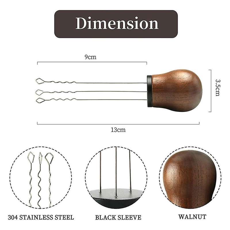 Needle Espresso Coffee Stirrer, Stirring Tool for Coffee Distribution