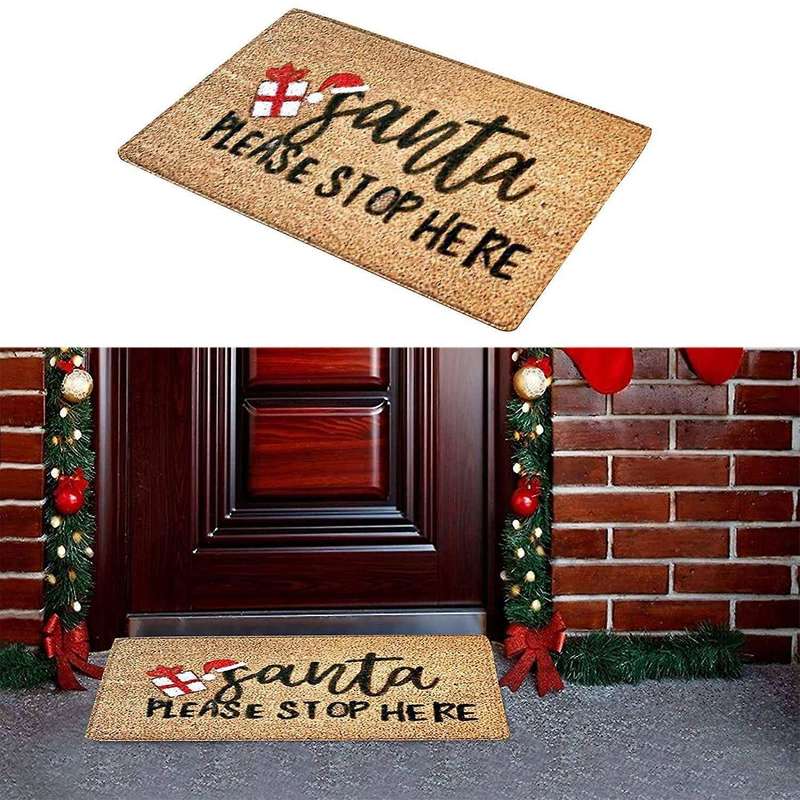 Christmas Doormat Christmas Doormat Decoration Entrance Floor Carpet