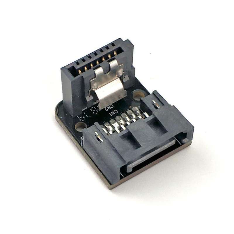2pcs Sata 7pin Male to Sata7pin Female Adapter for Ssd Hdd,a Style
