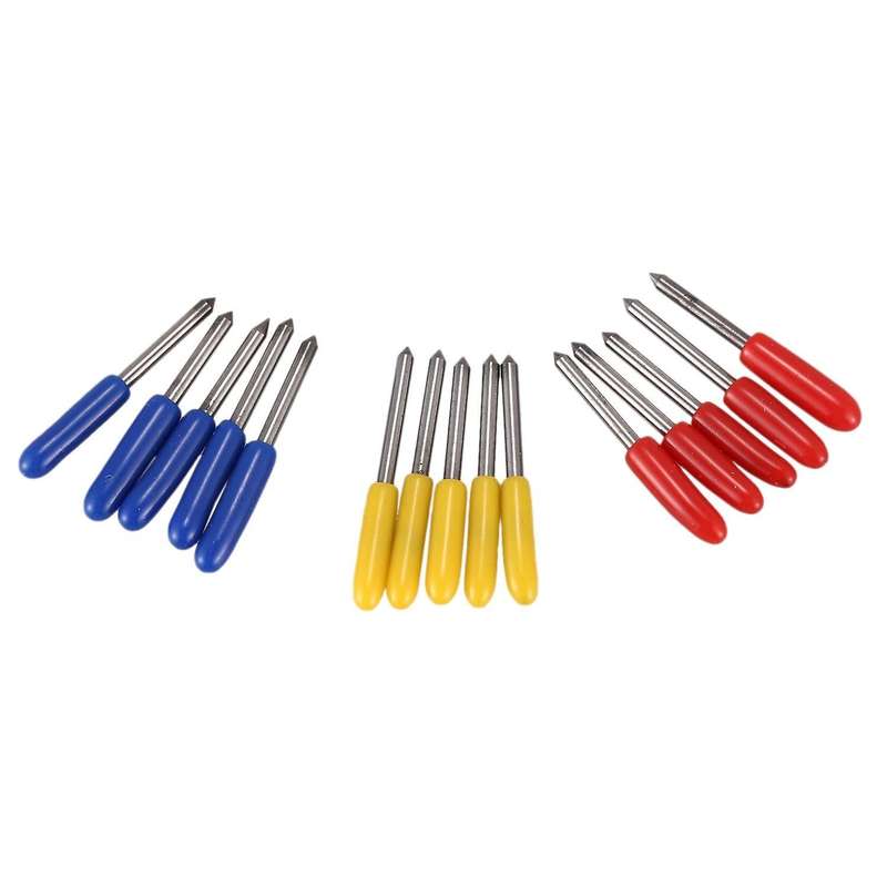 16pc 30/45/60 Degrees Cutting Plotter Cutter Blades+ Blade Holder