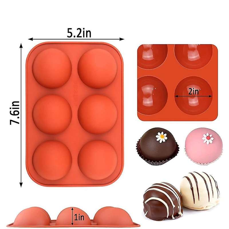 Chocolate Silicone Mold Hemispherical Hot Cocoa Bomb Molds