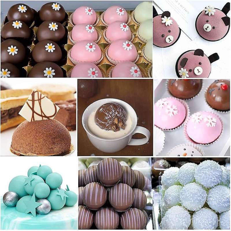 Chocolate Silicone Mold Hemispherical Hot Cocoa Bomb Molds