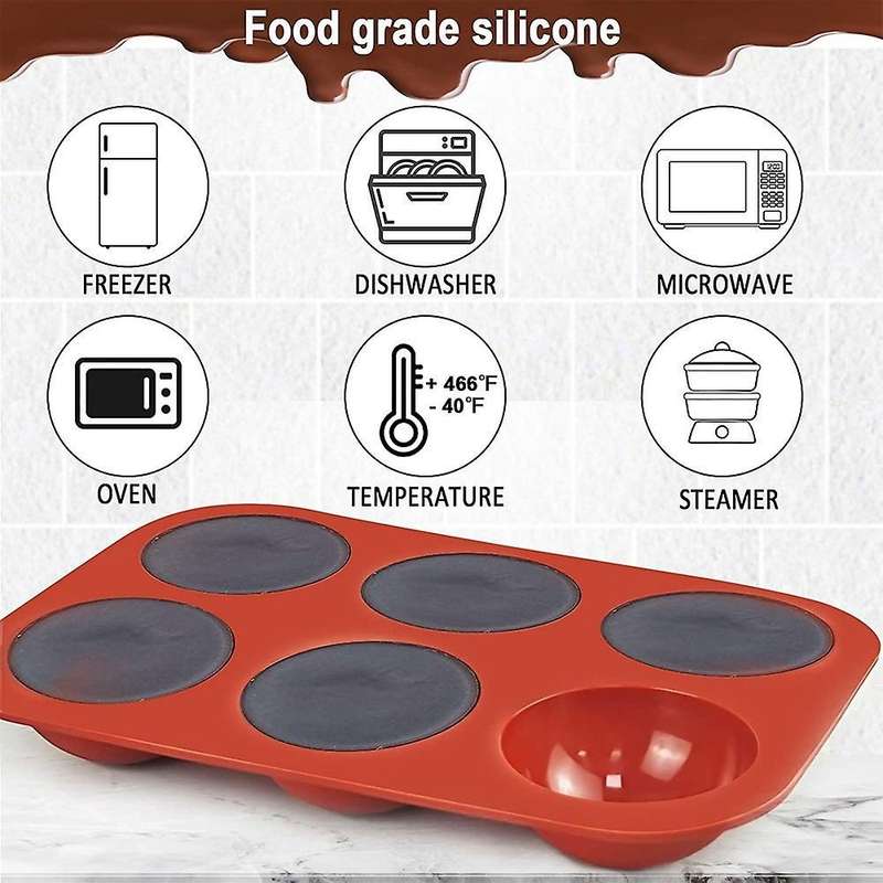 Chocolate Silicone Mold Hemispherical Hot Cocoa Bomb Molds