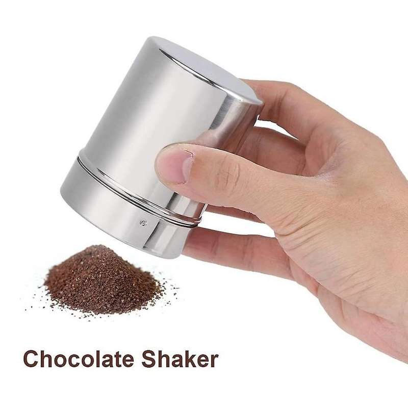 Powder Sugar Shaker Duster, Stainless Steel Shaker Chocolate Cocoa